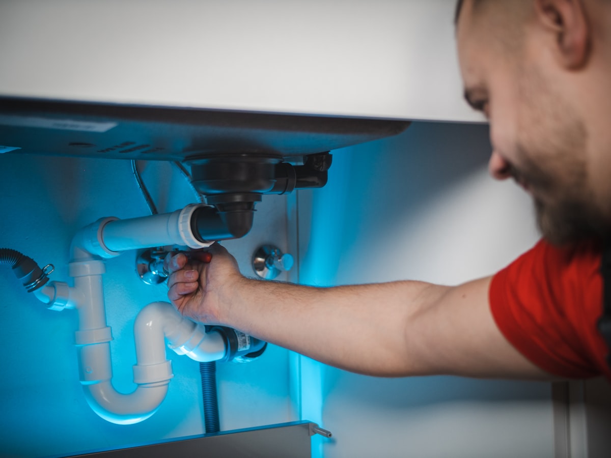 Orange Park Plumbing technician at work
